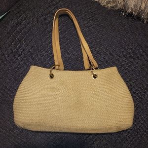 LIKE NEW Paper Straw/Wicker Purse